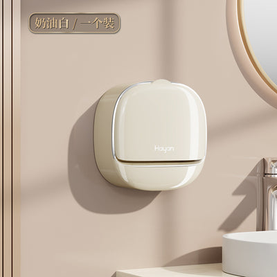 Wall-Mounted Soap Dish with Drainage and Cover