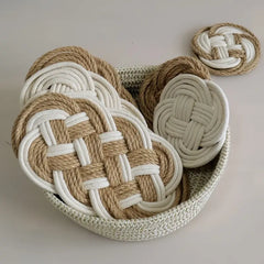 Nordic Style Braided Heat Insulation Dining Mat