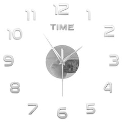 Large Acrylic Mirror Wall Clock (Nordic Style)