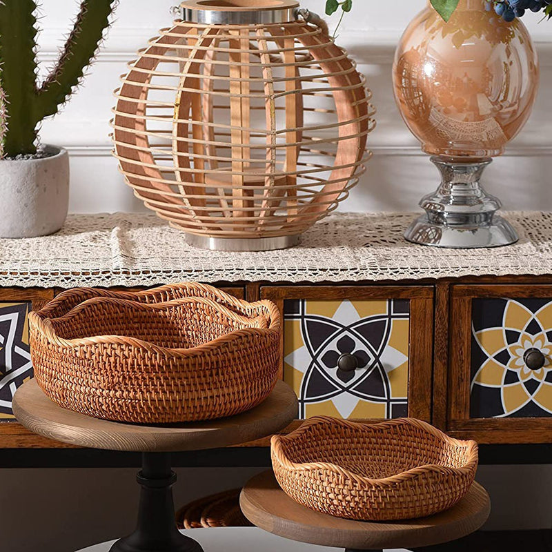 Handmade Vietnamese Wicker Basket Set