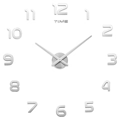 Large Acrylic Mirror Wall Clock (Nordic Style)