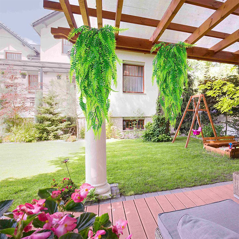 artificial hanging fern plants Fake Persian Vines