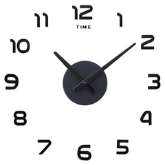 Large Acrylic Mirror Wall Clock (Nordic Style)