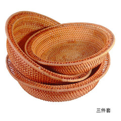 Handmade Vietnamese Wicker Basket Set