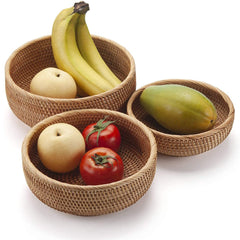 Handmade Vietnamese Wicker Basket Set