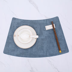 Fan-Shaped Luxury Dining Table Mat