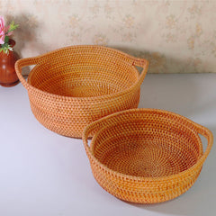 Handmade Vietnamese Wicker Basket Set