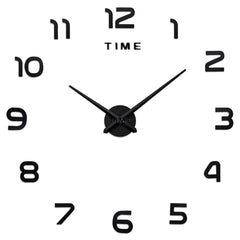 Large Acrylic Mirror Wall Clock (Nordic Style)