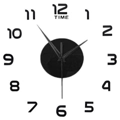 Large Acrylic Mirror Wall Clock (Nordic Style)