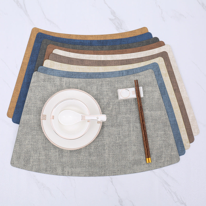 Fan-Shaped Luxury Dining Table Mat
