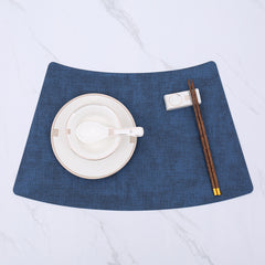 Fan-Shaped Luxury Dining Table Mat