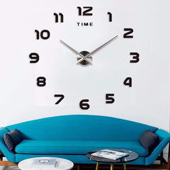 Large Acrylic Mirror Wall Clock (Nordic Style)