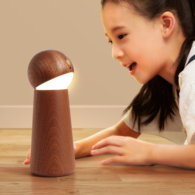 Voice-Controlled Smart Wooden Night Light