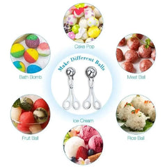 Meat Ball Maker Tool Stainless Steel Clip Round Rice Ball Shaper Spoon Meatball Making Mold Non Stick Stuffed Kitchen Gadget