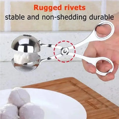 Meat Ball Maker Tool Stainless Steel Clip Round Rice Ball Shaper Spoon Meatball Making Mold Non Stick Stuffed Kitchen Gadget