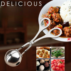 Meat Ball Maker Tool Stainless Steel Clip Round Rice Ball Shaper Spoon Meatball Making Mold Non Stick Stuffed Kitchen Gadget