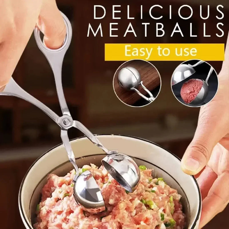 Meat Ball Maker Tool Stainless Steel Clip Round Rice Ball Shaper Spoon Meatball Making Mold Non Stick Stuffed Kitchen Gadget
