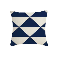 4pcs Geometric Linen Pillow Covers 18x18 Inch