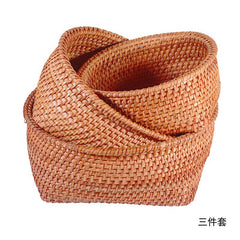 Handmade Vietnamese Wicker Basket Set