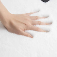 Faux Fur Area Rug for Bedroom & Living Room