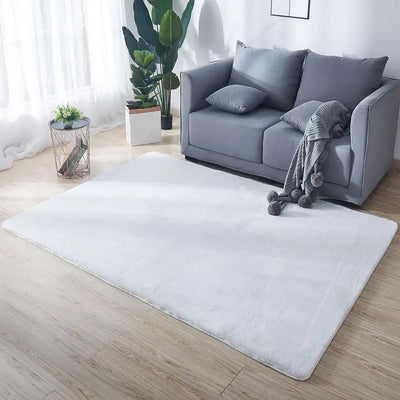 Faux Fur Area Rug for Bedroom & Living Room