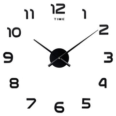 Large Acrylic Mirror Wall Clock (Nordic Style)