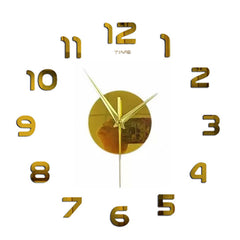 Large Acrylic Mirror Wall Clock (Nordic Style)