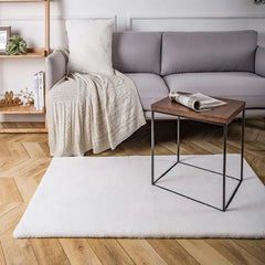 Faux Fur Area Rug for Bedroom & Living Room